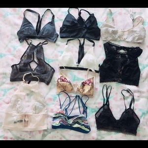 10 Brand new Victoria’s Secret size XS bralettes